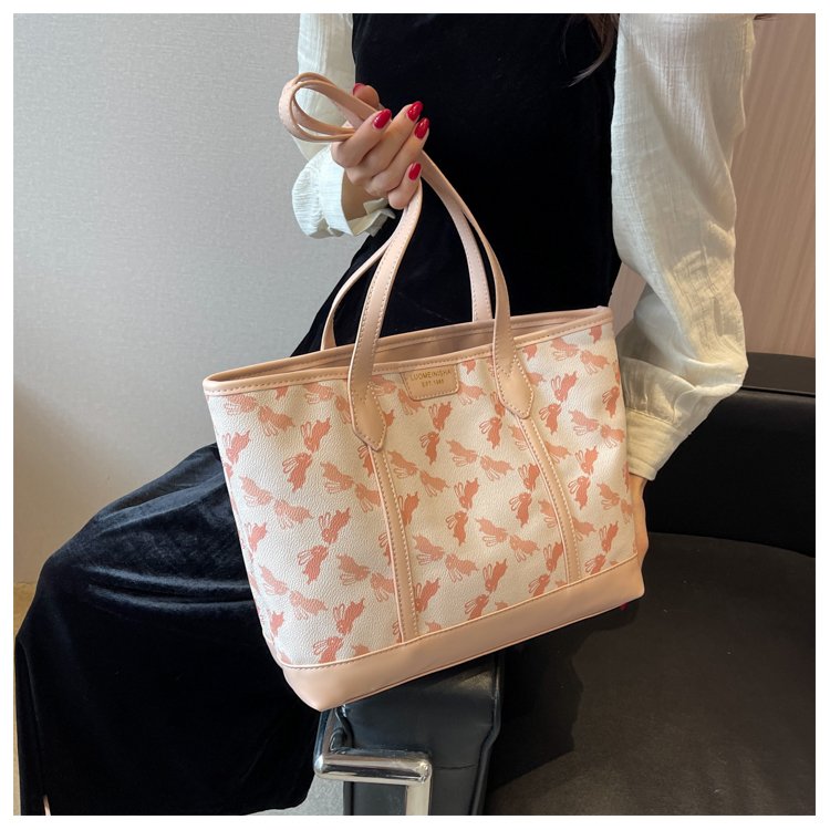 Women's PU Leather Printed Tote Bag detail 33