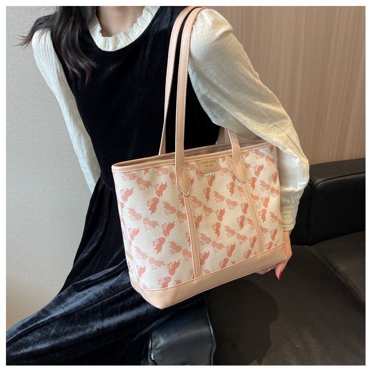 Women's PU Leather Printed Tote Bag detail 34