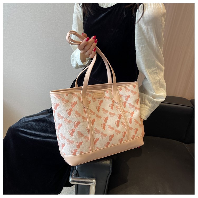 Women's PU Leather Printed Tote Bag detail 35