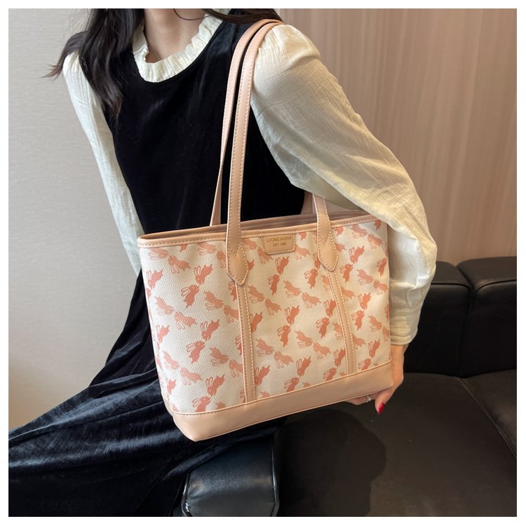 Women's PU Leather Printed Tote Bag detail 36