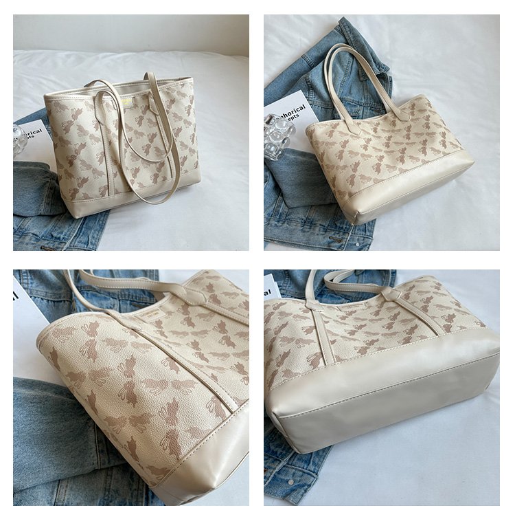 Women's PU Leather Printed Tote Bag detail 8