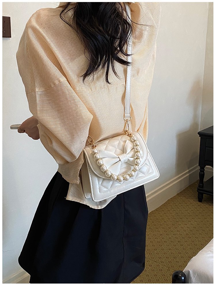 Women's PU Leather Quilted Chain Crossbody Bag detail 23
