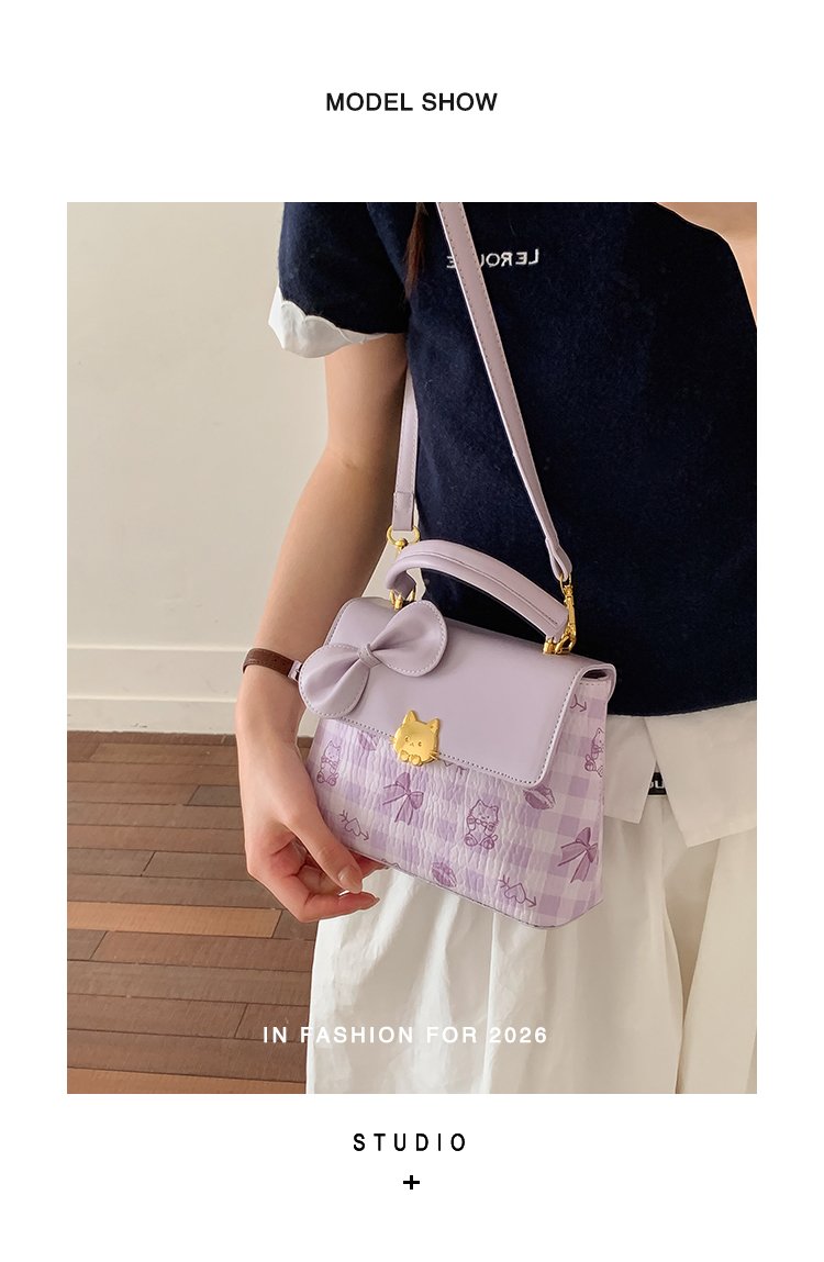 Women's PU Leather Quilted Chain Top Handle Handbag detail 11