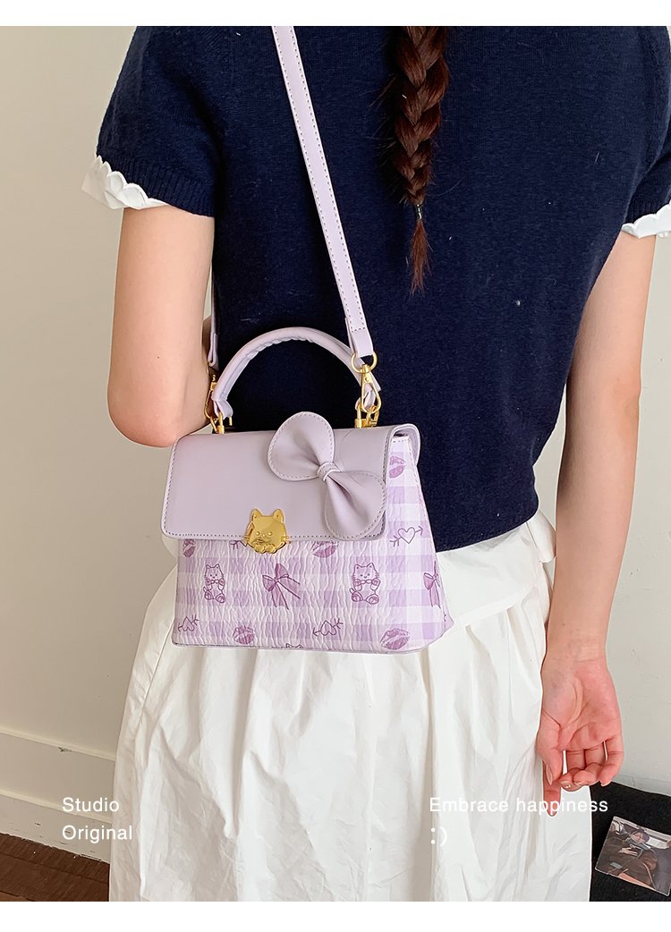 Women's PU Leather Quilted Chain Top Handle Handbag detail 15