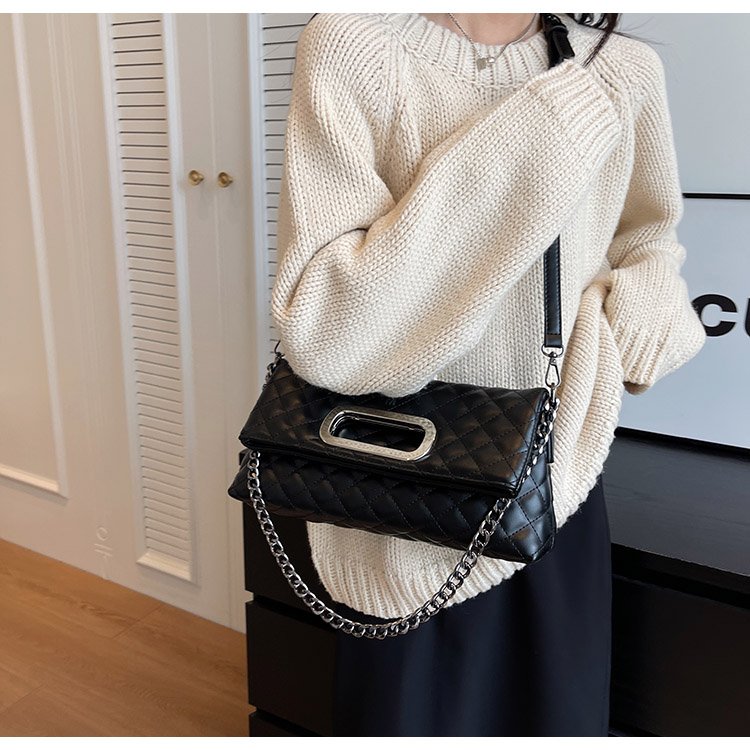 Women's PU Leather Quilted Flap Shoulder Bag detail 28