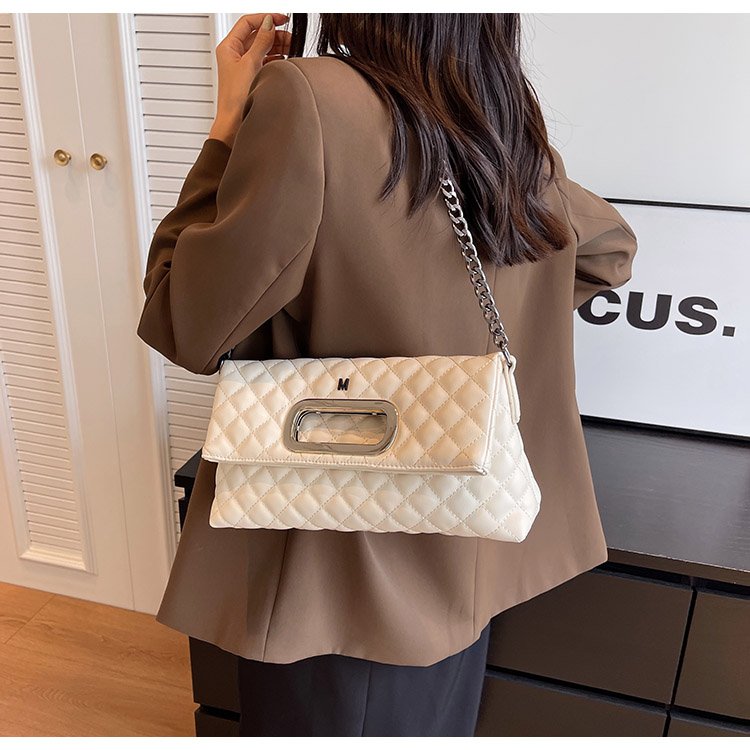 Women's PU Leather Quilted Flap Shoulder Bag detail 30