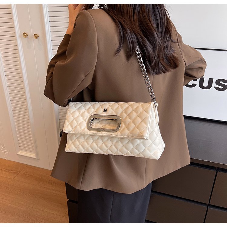 Women's PU Leather Quilted Flap Shoulder Bag detail 31