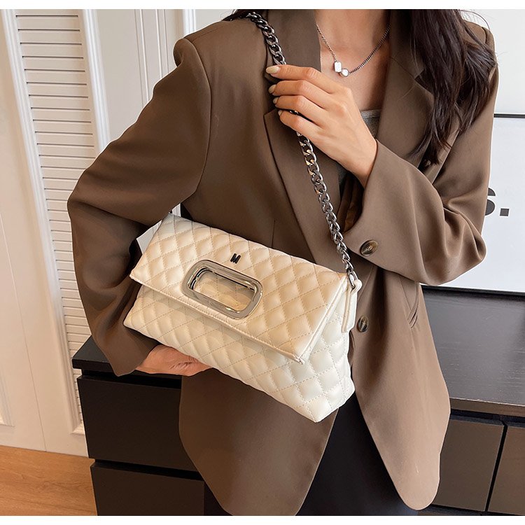 Women's PU Leather Quilted Flap Shoulder Bag detail 33