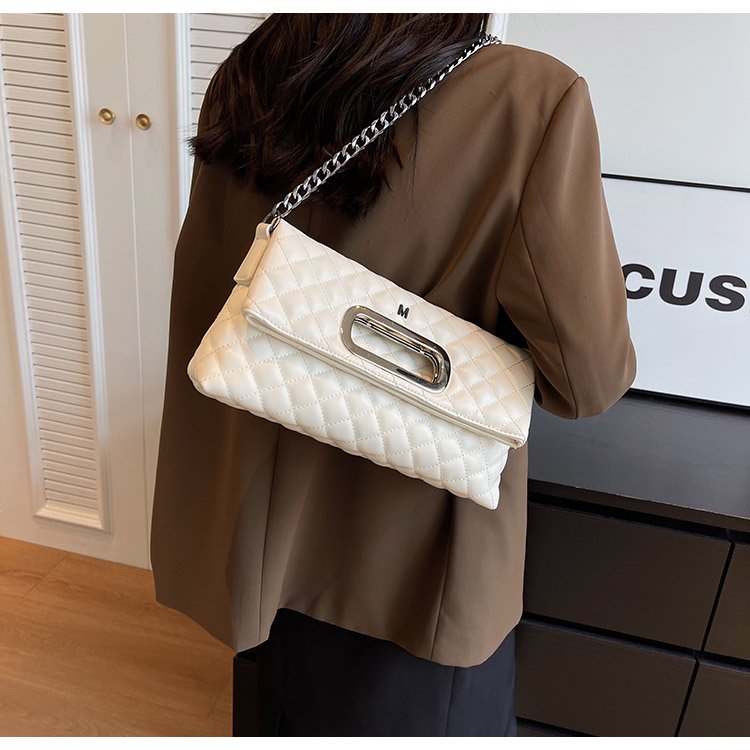 Women's PU Leather Quilted Flap Shoulder Bag detail 34