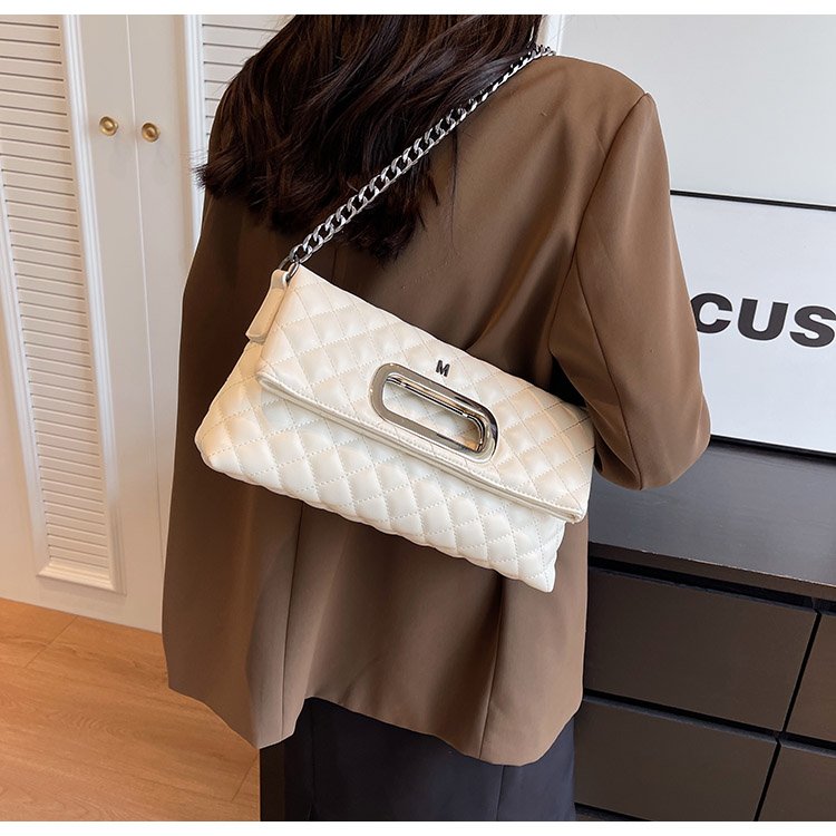 Women's PU Leather Quilted Flap Shoulder Bag detail 35