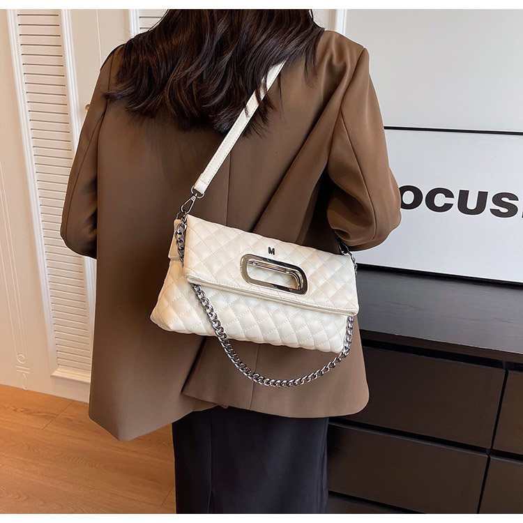 Women's PU Leather Quilted Flap Shoulder Bag detail 37