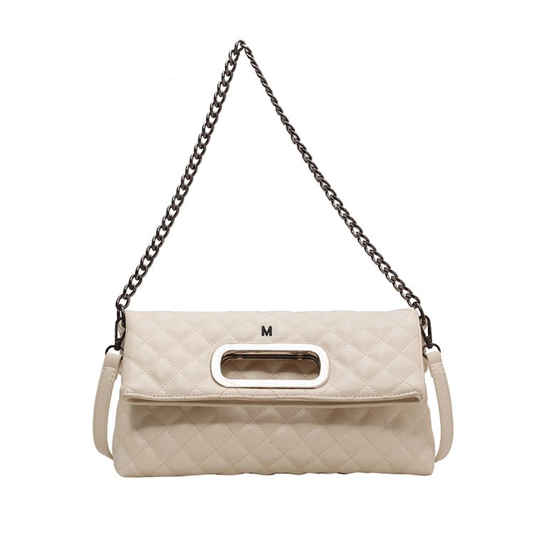Women's PU Leather Quilted Flap Shoulder Bag view 3