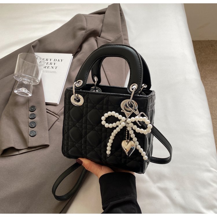Women's PU Leather Quilted Mini Top Handle Handbag detail 18