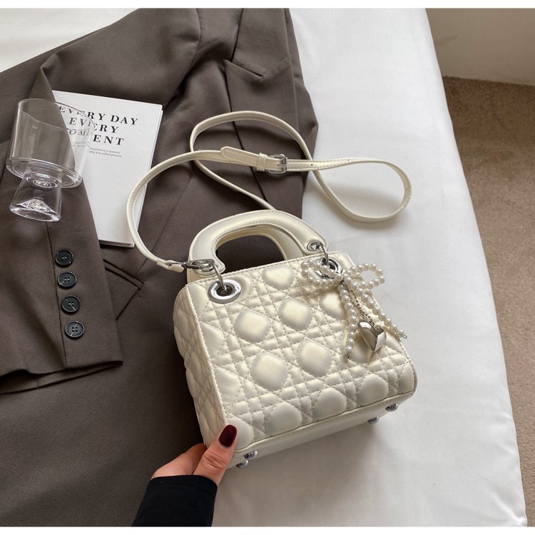 Women's PU Leather Quilted Mini Top Handle Handbag detail 20