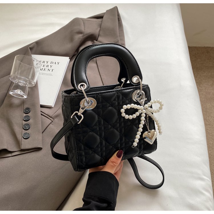 Women's PU Leather Quilted Mini Top Handle Handbag detail 21