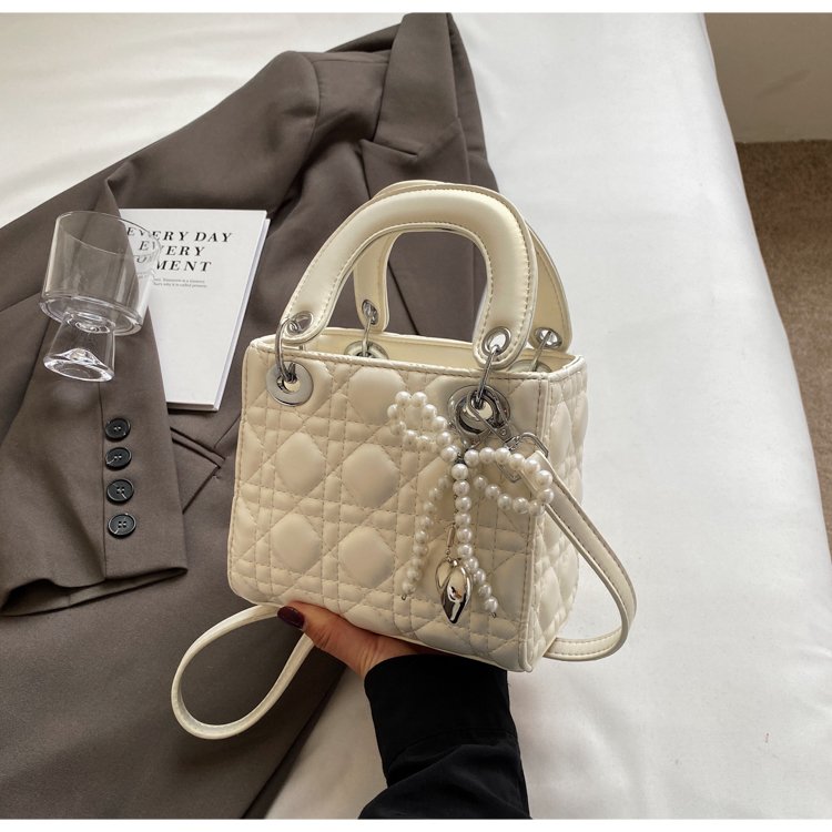 Women's PU Leather Quilted Mini Top Handle Handbag detail 24