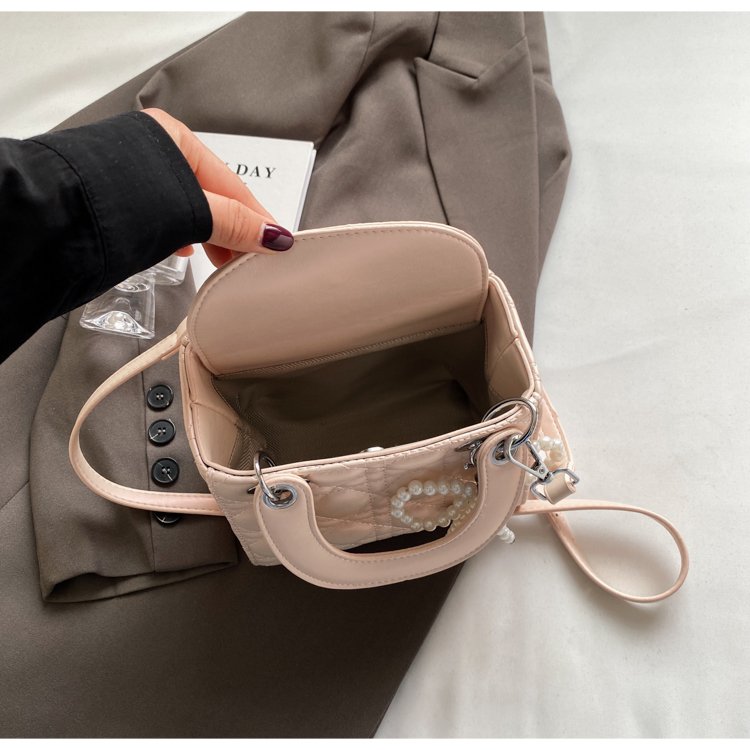 Women's PU Leather Quilted Mini Top Handle Handbag detail 25
