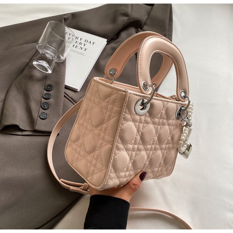 Women's PU Leather Quilted Mini Top Handle Handbag detail 32