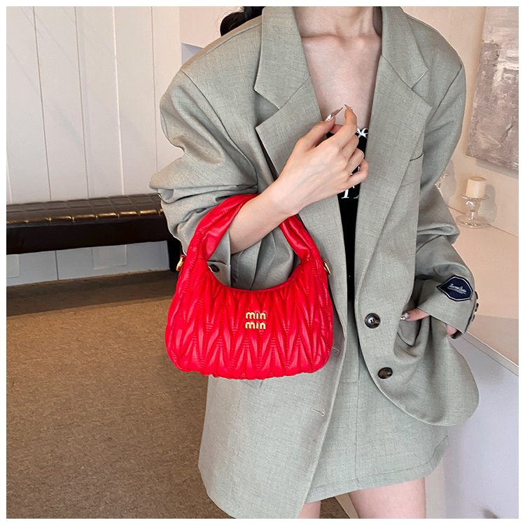 Women's PU Leather Quilted Shoulder Bag detail 34