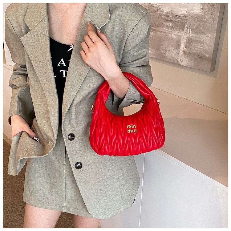 Women's PU Leather Quilted Shoulder Bag detail 36