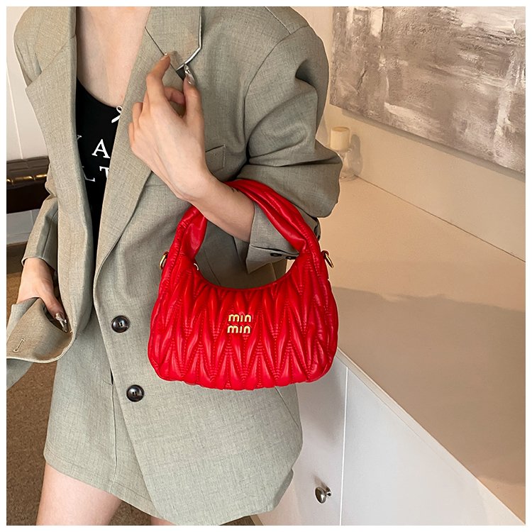 Women's PU Leather Quilted Shoulder Bag detail 40