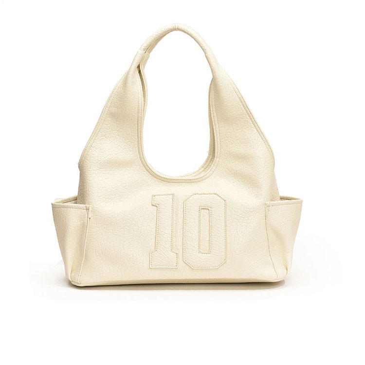 Women's PU Leather Raised Letter Shoulder Bag view 3