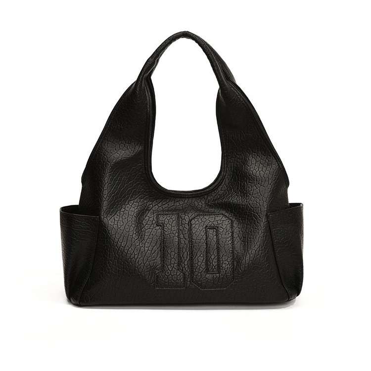 Women's PU Leather Raised Letter Shoulder Bag view 5