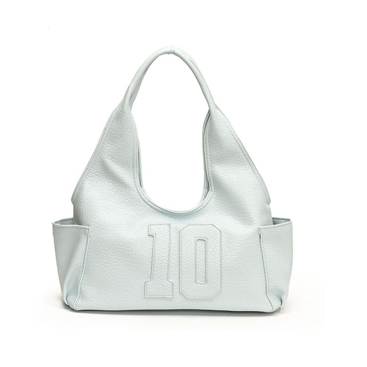 Women's PU Leather Raised Letter Shoulder Bag view 6