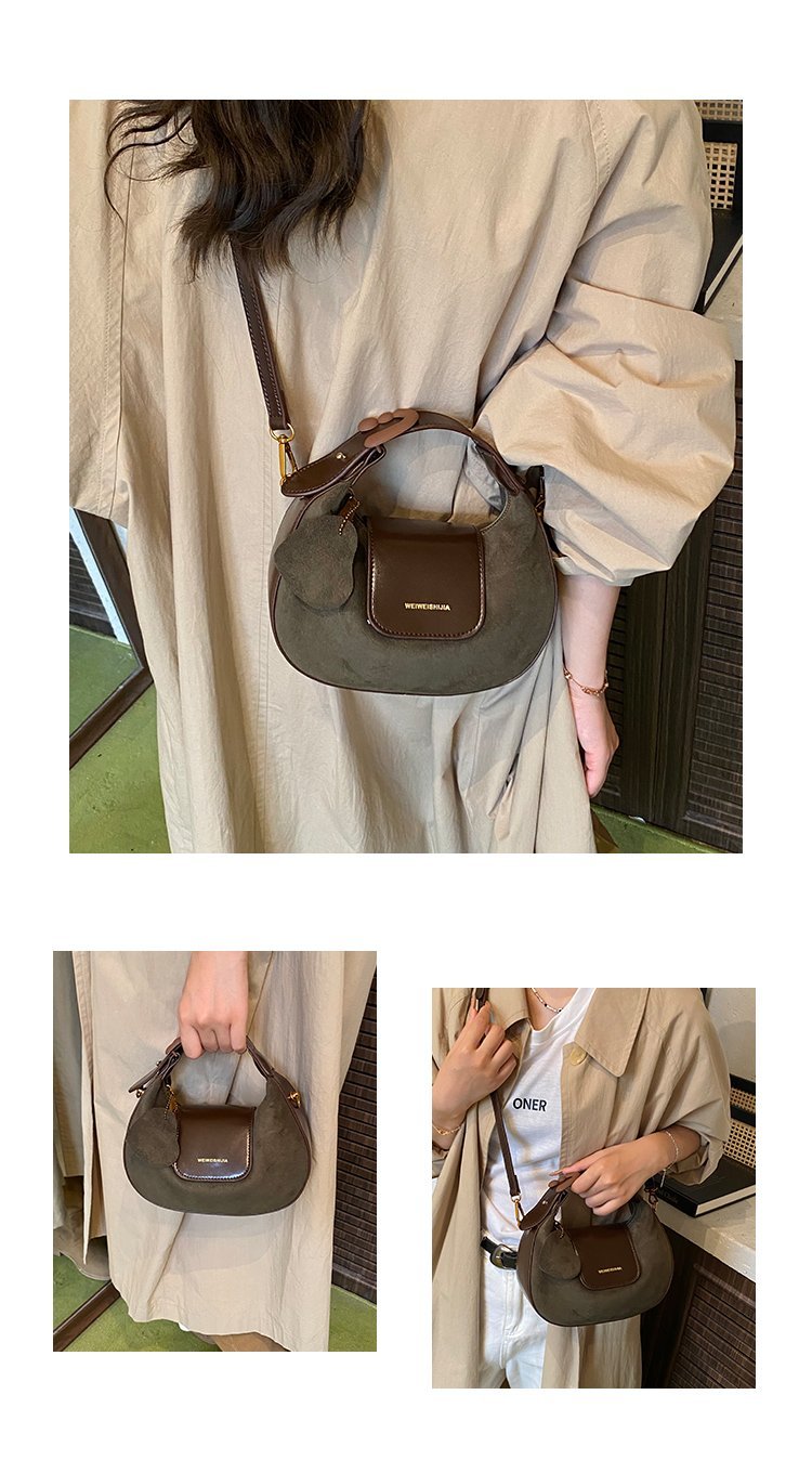 Women's PU Leather Ring Handle Crossbody Bag detail 10
