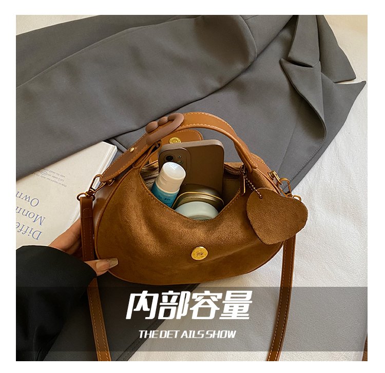 Women's PU Leather Ring Handle Crossbody Bag detail 11