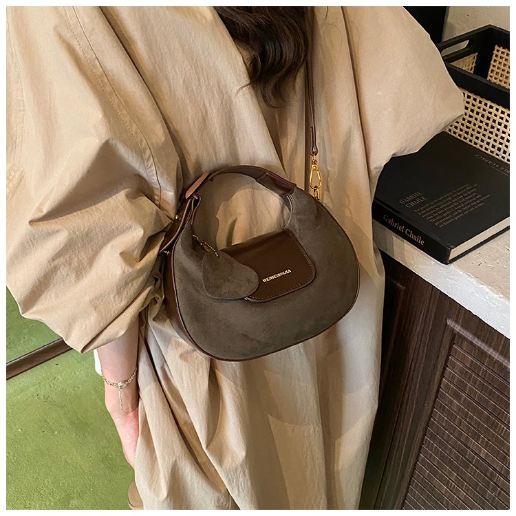 Women's PU Leather Ring Handle Crossbody Bag detail 16