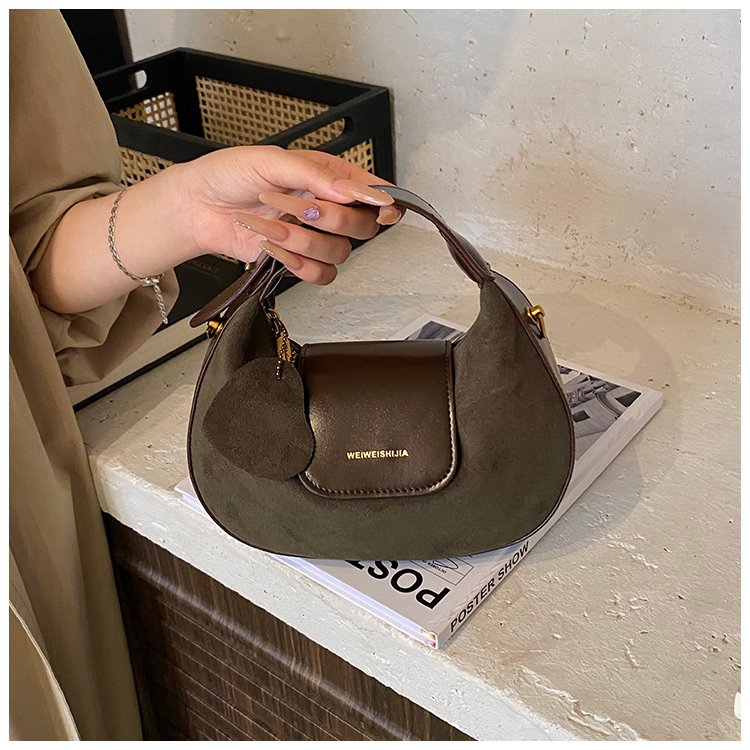 Women's PU Leather Ring Handle Crossbody Bag detail 17