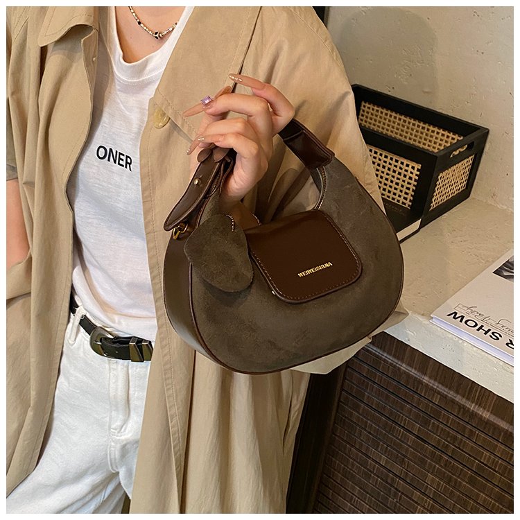 Women's PU Leather Ring Handle Crossbody Bag detail 18