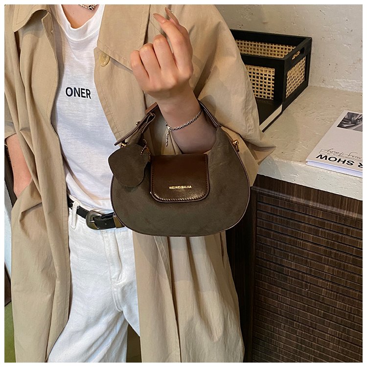 Women's PU Leather Ring Handle Crossbody Bag detail 19