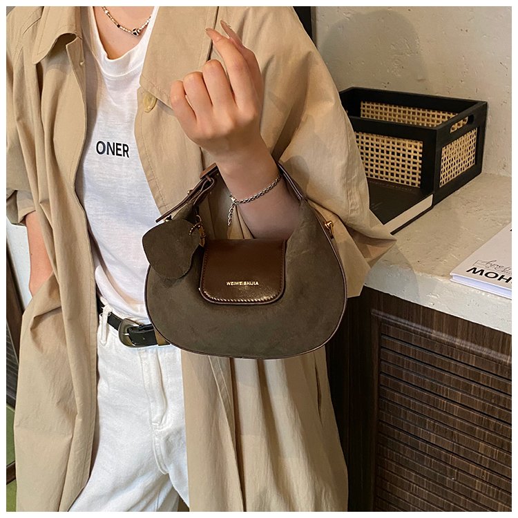 Women's PU Leather Ring Handle Crossbody Bag detail 20