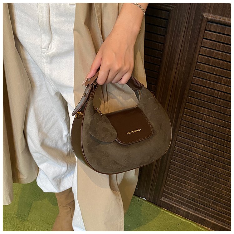 Women's PU Leather Ring Handle Crossbody Bag detail 21