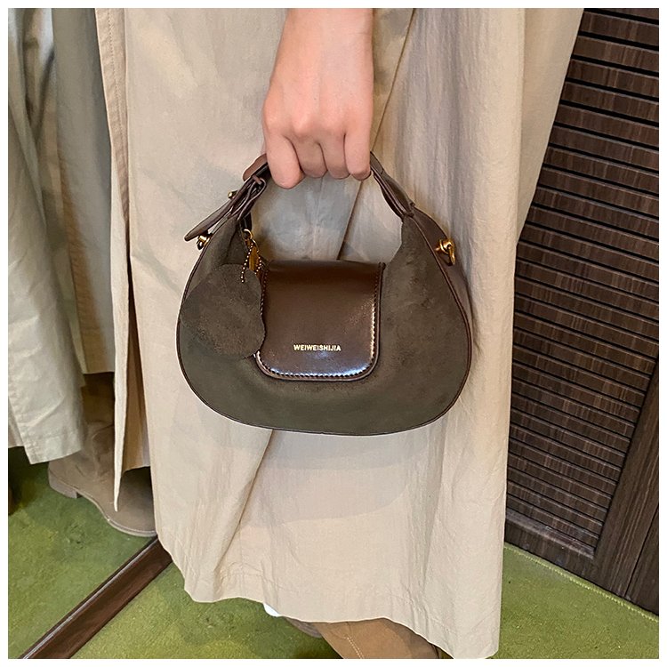 Women's PU Leather Ring Handle Crossbody Bag detail 22