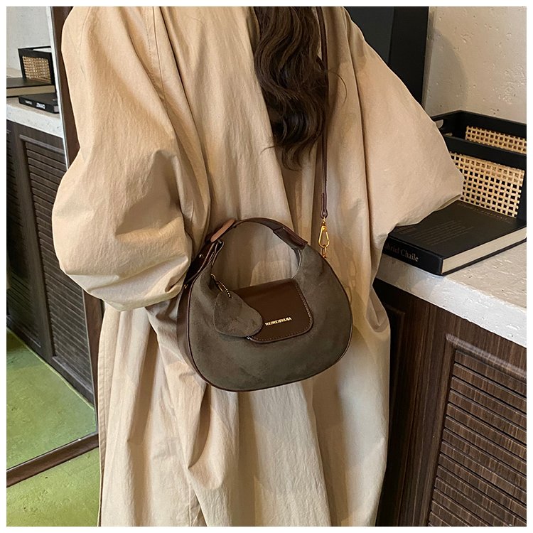 Women's PU Leather Ring Handle Crossbody Bag detail 25