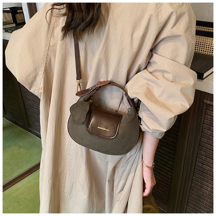 Women's PU Leather Ring Handle Crossbody Bag detail 28
