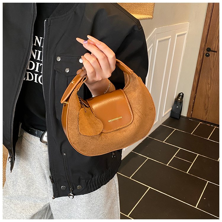 Women's PU Leather Ring Handle Crossbody Bag detail 30
