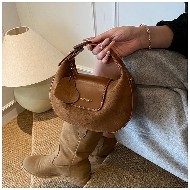 Women's PU Leather Ring Handle Crossbody Bag detail 34
