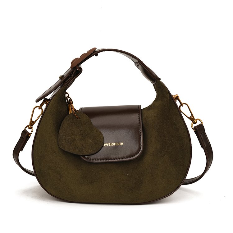 Women's PU Leather Ring Handle Crossbody Bag view 4