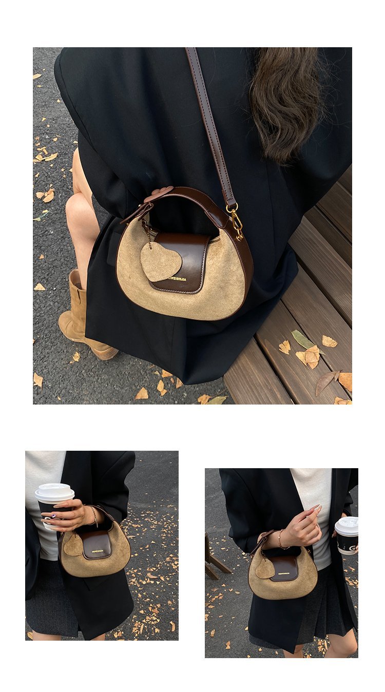 Women's PU Leather Ring Handle Crossbody Bag detail 6