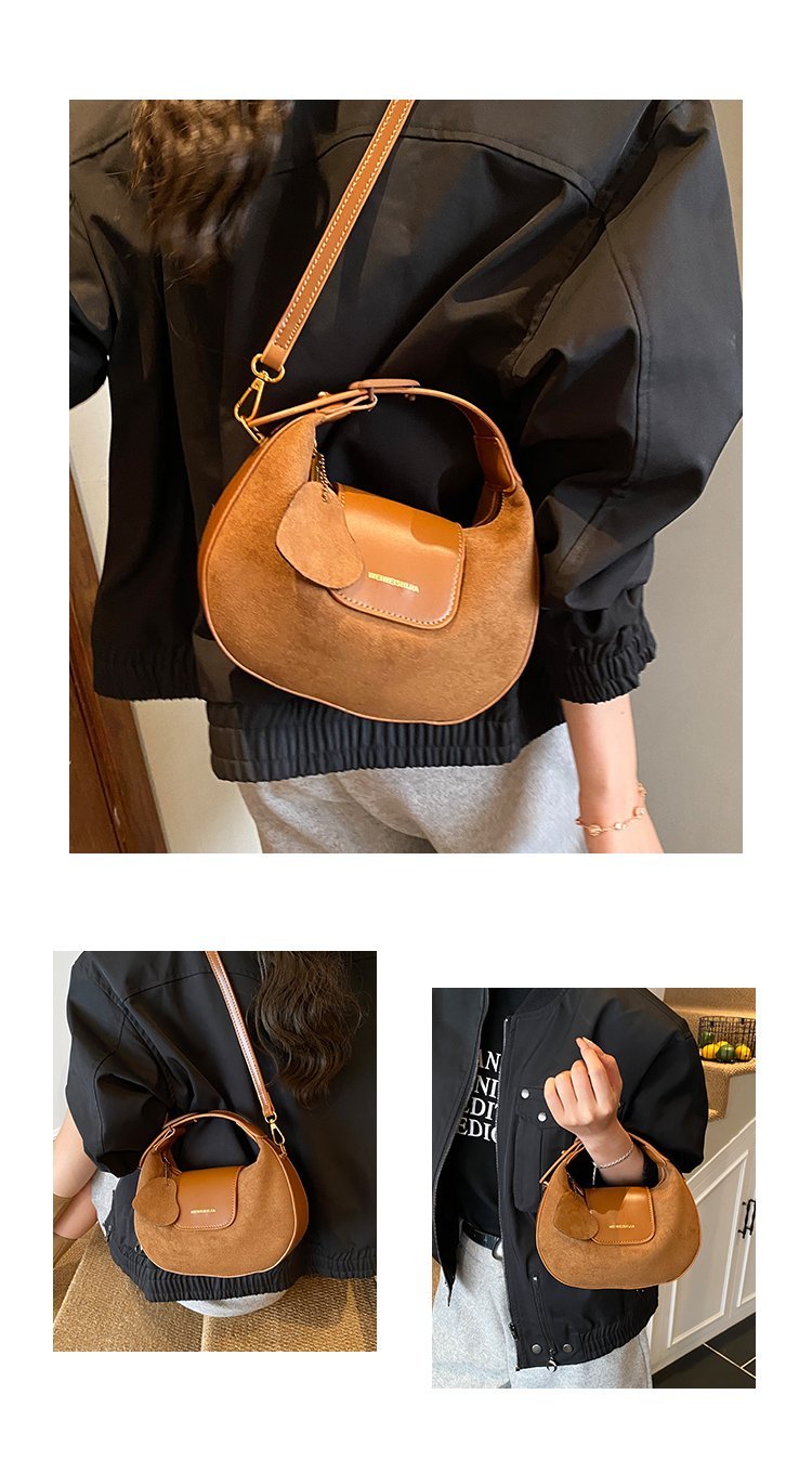 Women's PU Leather Ring Handle Crossbody Bag detail 8