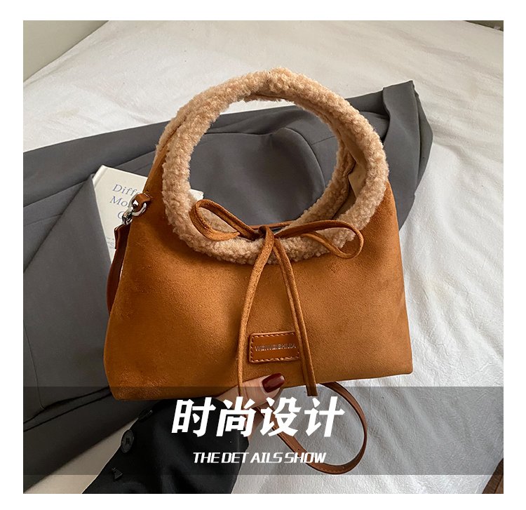 Women's PU Leather Ring Handle Handbag detail 9