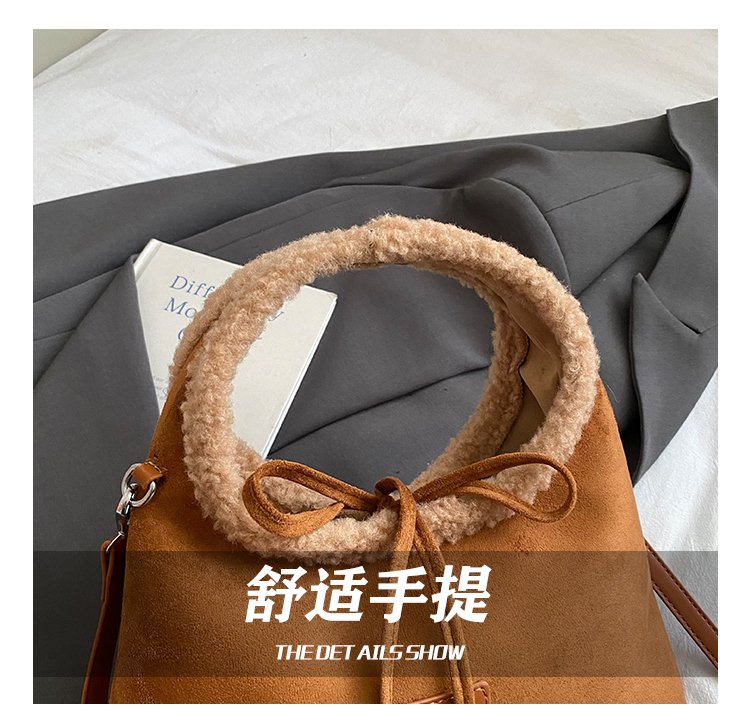 Women's PU Leather Ring Handle Handbag detail 10