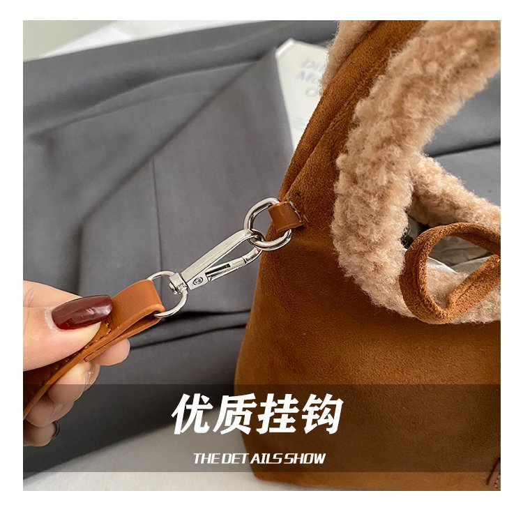 Women's PU Leather Ring Handle Handbag detail 12