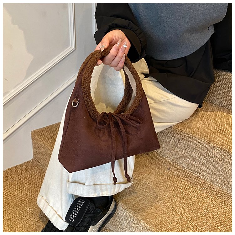 Women's PU Leather Ring Handle Handbag detail 14