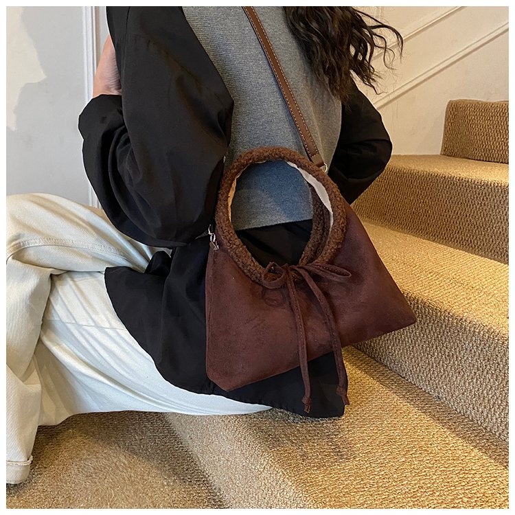 Women's PU Leather Ring Handle Handbag detail 15