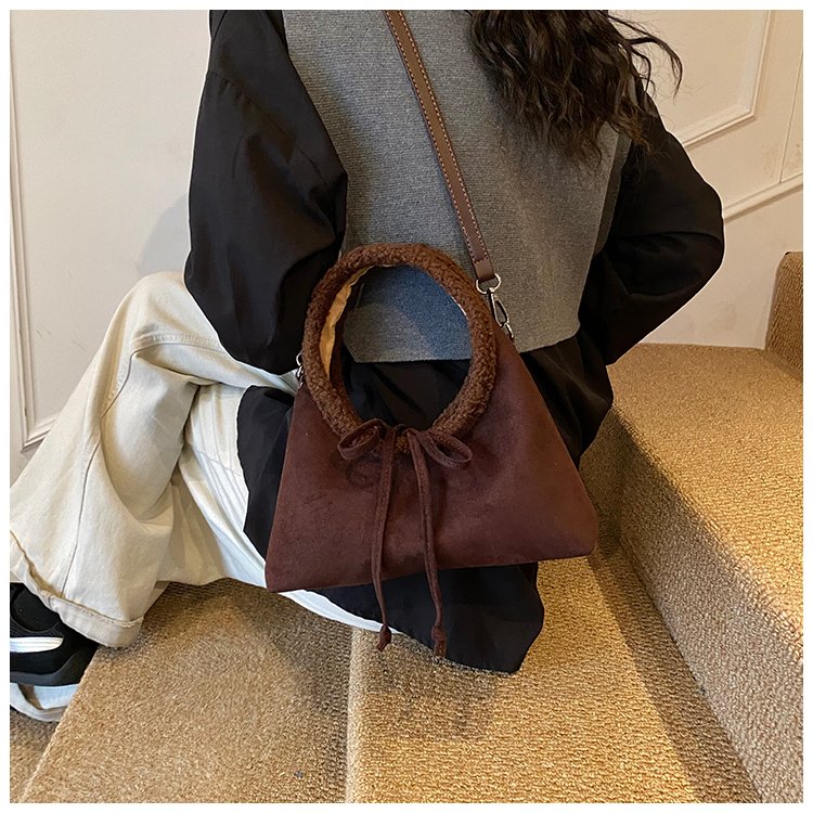 Women's PU Leather Ring Handle Handbag detail 16